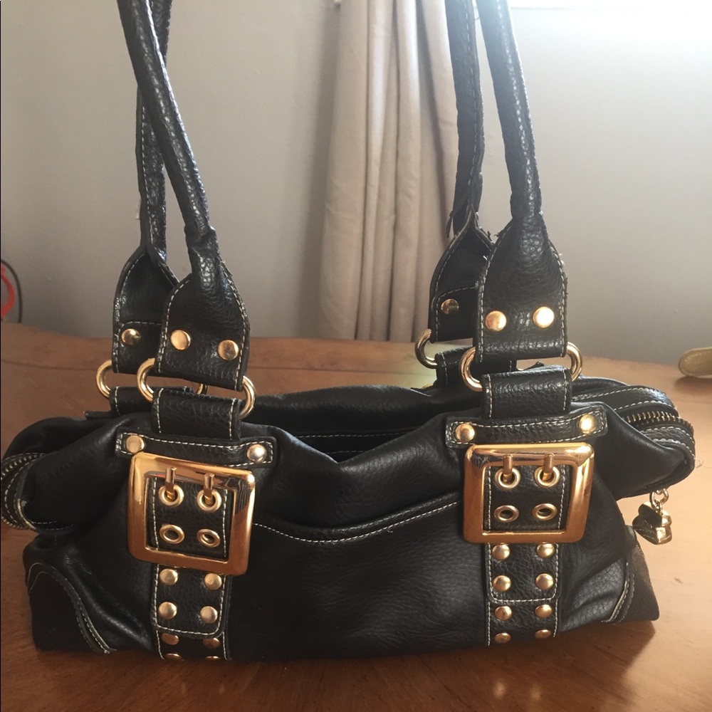 Kathy Van Zeeland women’s black shoulder bag